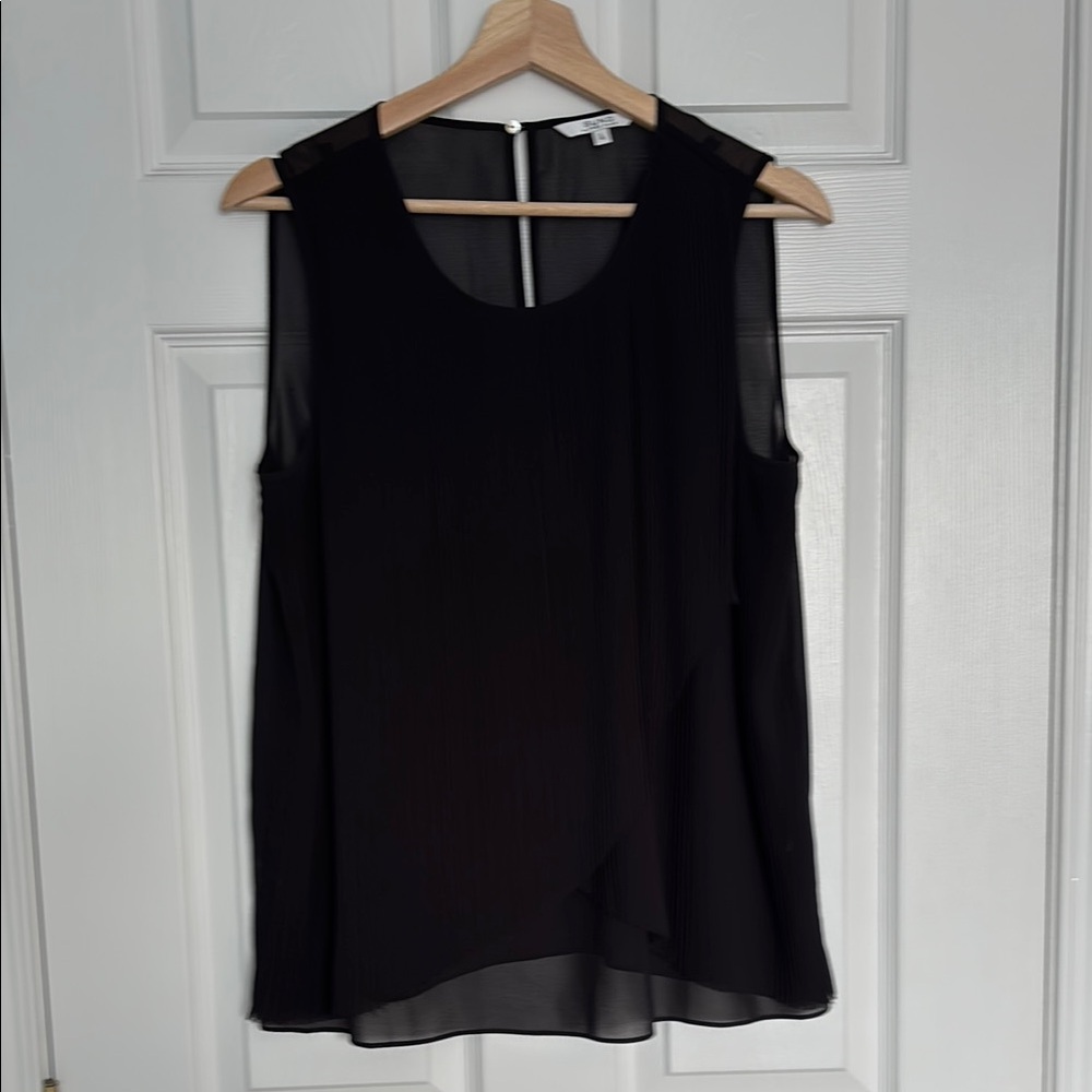 SUNG Alfred Sung sheer pleated tank top